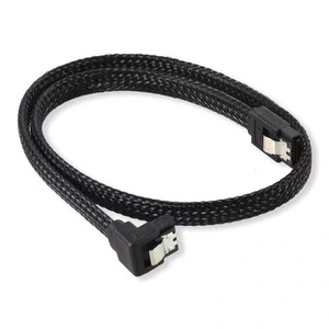 Cable de datos Shengwei Sata 3.0 con malla trenzada y conector de ángulo recto de 180 grados para unidad de estado sólido - Product Image 2