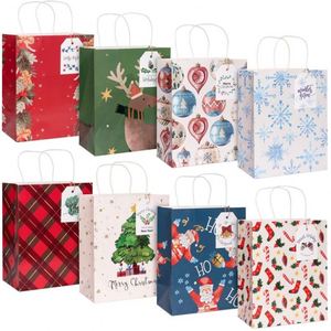 Bolsas de Papel para Ropa y Zapatos OEM, Bolsas de Regalo de Lujo con Diseño Impreso Personalizado, Bolsas de Papel con Logotipo para Compras Navideñas - Product Image 6