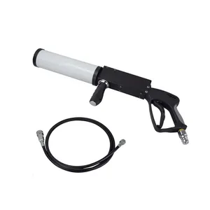 RGB LED CO2 Blaster Gun for Concerts and Festivals Manual Control Smog Maker for Stage Performances Adds Color and Excitement