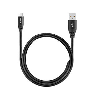 3ft <span class=keywords><strong>6ft</strong></span> Nam đến Nam <span class=keywords><strong>USB</strong></span> Type-C bện cáp bạc loại A để Loại C Cáp sạc dữ liệu - Product Image 3