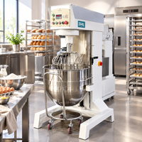 Batteur planétaire commercial 100L, machine à battre les œufs, avec levage automatique du bol, vitesse variable, pour boulangerie