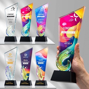 Trofeo de Cristal con Forma de Estrella, Personalizable para Empleados, Eventos Empresariales, Competiciones Deportivas, Ceremonias de Premiación - Product Image 3