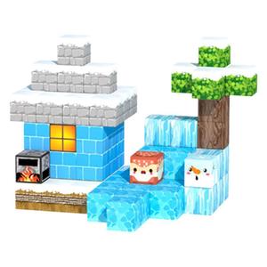 마그네틱 큐브 2.0mm 크로스 보더 DIY 크리 에이 티브 빌딩 크리스마스 장면 장난감 선물 세트 마그네틱 블록 어린이 모델 유형 - Product Image 1