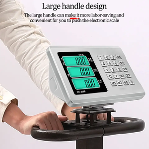 टीसीएस सबसे अच्छा गुणवत्ता <span class=keywords><strong>150kg</strong></span>/300kg इलेक्ट्रॉनिक मूल्य संतुलन वजन मंच पैमाने के साथ पहियों - Product Image 4