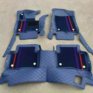 Les fabricants de tapis antidérapant pour voiture en cuir PVC imperméable tapis de sol de luxe 7D - Product Image 1