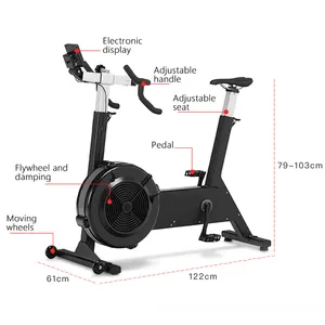 Unisex ticari egzersiz Fan bisiklet çelik hava bisiklet kavramı ERG/ Fitness ekipmanları