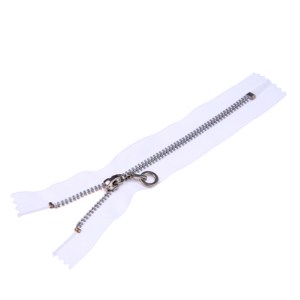 DAWEI Zipper Usine Offres Spéciales Pas Cher <span class=keywords><strong>Prix</strong></span> Laiton/Aluminium Dents Zipper Métal Auto Lock Boutons Fermetures À Glissière pour Vêtements 5000pcs - Product Image 3