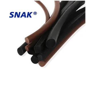 SNAK Factory-tira de goma resistente a altas temperaturas, cuerda de anillo de goma NBR FKM, color negro, marrón y verde