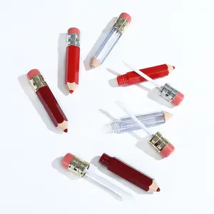 5毫升 lipgloss 唇彩棒管铅笔形透明化妆品包装可再充填的 lipgloss 容器管