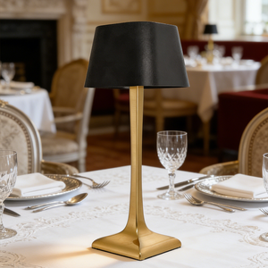 <span class=keywords><strong>Lampe</strong></span> de table sans fil de luxe en or noir <span class=keywords><strong>rechargeable</strong></span> <span class=keywords><strong>LED</strong></span> de haute qualité au design classique tactile portable pour restaurant hôtel - Product Image 5