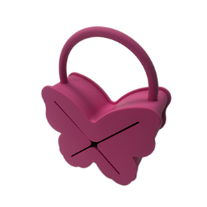 Raffiner les tasses à collation en forme de papillon en silicone de nouvelle conception d'usine avec poignée Récipients alimentaires anti-éclaboussures sans BPA pour les tout-petits - Product Image 2