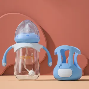 Neues Design 240ml 1-3 Jahre alte Baby flasche Safe Tragbare Baby Baby Milchglas flasche