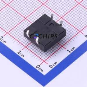 UK-B0224-G6-160 Tactile Switch Through hole-4P,12x12mm Switch Single Pole Single Throw Round Button 1.6N Through Hole - Product Image 2