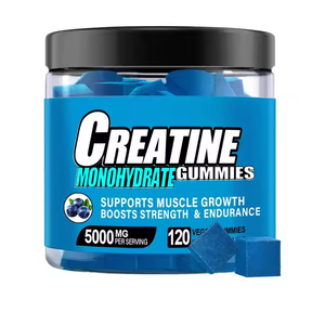 OEM Private Label Creatine Gummies Customized Flavor <strong>Pre</strong> <strong>Workout</strong> <strong>Supplement</strong> 5000mg Creatine Monohydrate Gummies - Product Image 1