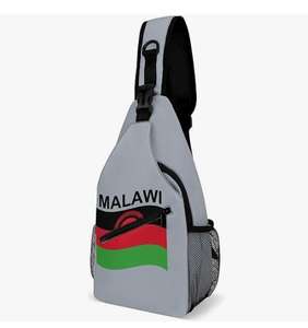 Drapeau du Kenya Sac à bandoulière personnalisé de haute qualité Sacs à dos à bandoulière Crack Chest Bags - Product Image 5