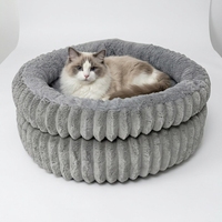 En stock, lit pour animaux de compagnie luxueux, solide et mobile, pour petits animaux, chiens, chats, lavable, chaud, confortable, antidérapant, coussin doux, respirant
