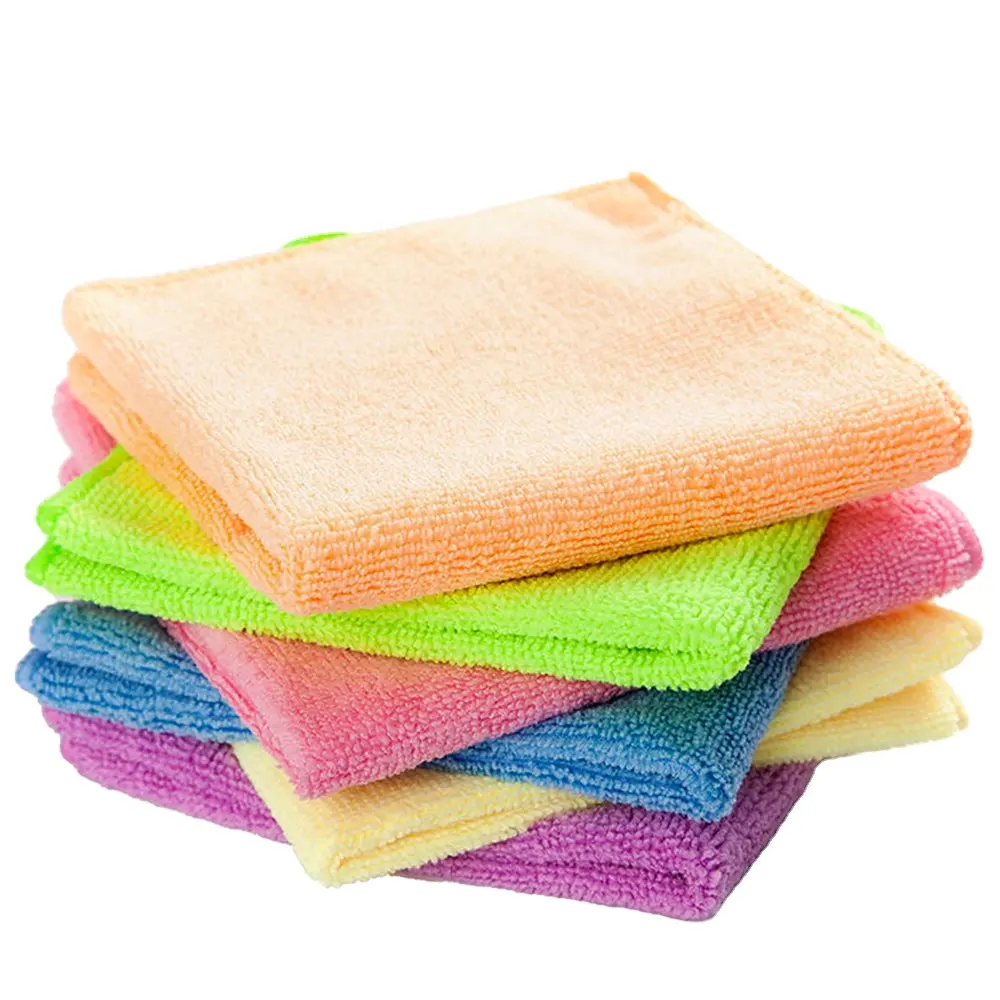 Panno per la pulizia panno in microfibra asciugamano per la pulizia asciugamano da cucina GRS RPET BSCI cucina vestiti per la pulizia in microfibra per la cucina