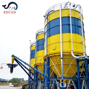 SDCADI Special customization steel conical bottom 500kg de grano corn conveyor belt en acier gsi cement silo