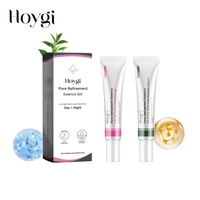 Crème de soin des pores Hoygi, ensemble jour et nuit pour enfants, crème nettoyante en profondeur pour une peau plus raffinée, pores plus lisses et affinés