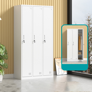 Casier de rangement métallique à 9 portes en acier démontable pour employés, casier de gym avec serrure à clé - Product Image 4