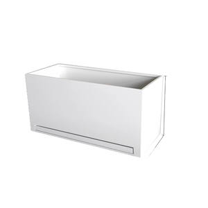 <span class=keywords><strong>Bac</strong></span> à <span class=keywords><strong>fleurs</strong></span> métallique d'extérieur et d'intérieur avec plateau <span class=keywords><strong>de</strong></span> récupération d'eau <span class=keywords><strong>pour</strong></span> la plantation sur <span class=keywords><strong>terrasse</strong></span>, en fer forgé et acier inoxydable - Product Image 5