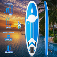 Planche à pagaie gonflable debout de planche de surf de 10FT surfant avec des ailerons amovibles