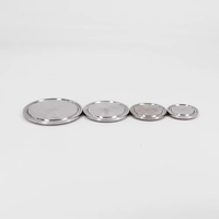 Tapa Ciega Sanitaria de Acero Inoxidable SUS 304 con Abrazadera Tri-Clamp de 0.5\", 0.75\", 1\", 1.5\", 2\", 2.5\", 3\", 3.5\", 4\", 4.5\", 5\", 6\", 8\", 10\" para Elaboración Casera de Cerveza