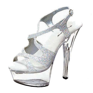 Tacones <span class=keywords><strong>de</strong></span> Aguja Plateados <span class=keywords><strong>de</strong></span> 6 Pulgadas, Tacones Altos <span class=keywords><strong>de</strong></span> <span class=keywords><strong>Plataforma</strong></span> <span class=keywords><strong>de</strong></span> 15 cm para Club, Banquete, Fiesta, <span class=keywords><strong>Sandalias</strong></span> <span class=keywords><strong>de</strong></span> Tacón Alto para Mujer - Product Image 5