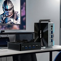 Mini PC para Juegos Topton Solid Nuc D17, I7 1365U ES, Escritorio, Thunderbolt 4, 2*DDR5, 2*i226-V, LAN de 2.5G, Firewall, Mini Ordenador, WiFi6E