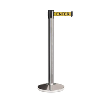 Ligne de file d'attente diviseur de route Stanchion artistique nouveau Design ceinture Stanchion poteaux