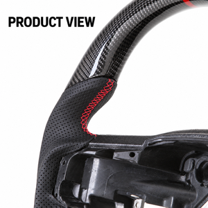 Volant de direction aspect carbone 2015-2020 pour Ford F-150 Raptor, remplacement personnalisé du volant pour les achats en gros en atelier - Product Image 2