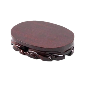 Base de Piedra Tallada en Raíz de Bambú con Ranuras para Piedra Tarzan, Buda - Diseño Moderno, Tamaño Pequeño, Florero, Maceta, Adornos para Plantas - Product Image 1