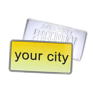 Plaque de voiture réutilisable, étanche, résistante aux UV, licence européenne de véhicules - Product Image 1