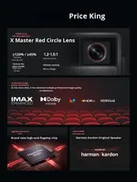 XGIMI Nouveau RS 20 Pro 4K UHD Projecteur laser tricolore Android 11 Home Cinéma 3000 ISO Lumens Contraste 10000:1 Intégré
