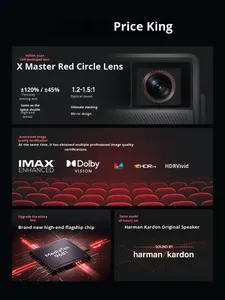 <span class=keywords><strong>โปร</strong></span>เจคเตอร์เลเซอร์สามสี XGIMI รุ่นใหม่ RS 20 Pro 4K UHD ระบบแอนดรอยด์ 11 สำหรับโฮมเธียเตอร์ ความสว่าง 3000 ISO ลูเมนส์ ความคมชัด 10000:1 ในตัว - Product Image 3