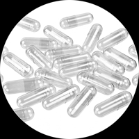 Capsules de pullulan vides en vrac, conformes aux normes européennes, taille 000, de source végétale, couleurs personnalisées, impression de logo prise en charge