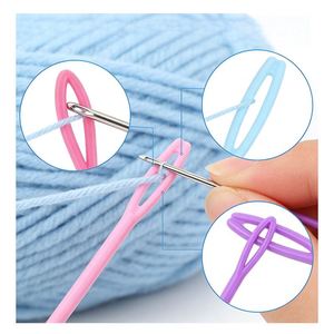 Kit de Iniciación para Tejer a Crochet, Portátil, Simple, Cuadrado, con Herramientas y Accesorios para Principiantes, Ecológico, Ergonómico de 20 cm - Product Image 3