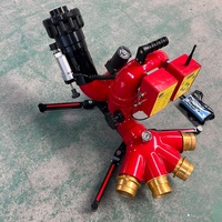 JMFIRE Canon à eau pliable télécommandé 80L/s, avec fonction manuelle, résistant à la corrosion pour la lutte contre les incendies industriels