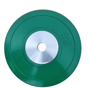 Discos de Goma para Competición de Fisicoculturismo Olymp Fitness, 20 kg, con Logotipo, para Uso Doméstico y Comercial - Product Image 1