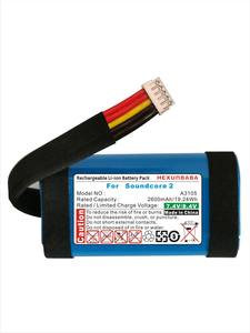 A3105 18650-2S 7.4V 2600mAh batteria agli ioni di litio per Soundcore <span class=keywords><strong>2</strong></span> altoparlante Z2311 - Product Image 2