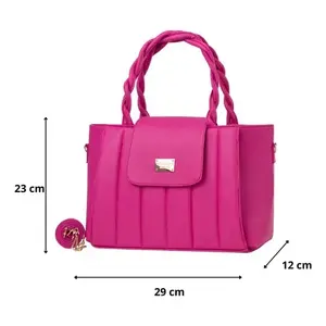 Sac à main en cuir PU pour femme Fana Kaira, couleur Bougainvillea, style bandoulière, sac à main décontracté, design luxueux - Product Image 5