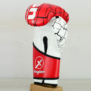 Guantes de boxeo para adultos de calidad superior de cuero PU de 14Oz y 16oz Último diseño Patrón impreso para deportes de artes marciales Pedido mínimo bajo - Product Image 6