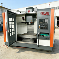 Centro de Mecanizado Vertical CNC de Alta Precisión, Venta Directa de Fábrica, Fresadora CNC de Control Numérico Totalmente Automática