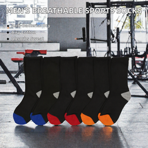 Men's Sports <b>Socks</b> Cotton Knitted Athletic <b>Socks</b> Breathable Quick Dry Anti-Bacterial Anti-Slip for Running Soccer Winter <b>Socks</b> - Product Image 2