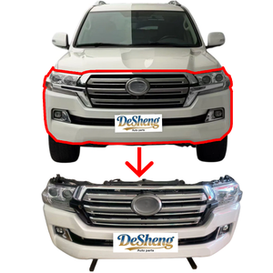 Vente en gros de pare-chocs avant, phares, grilles et radiateurs de haute qualité pour Toyota Land Cruiser, abordables et économiques - Product Image 1