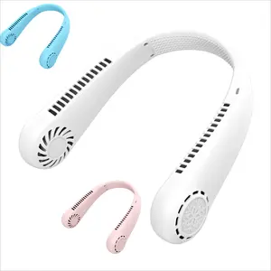 El mejor precio Ventilador de cuello colgante Mini ventilador portátil Ventilador portátil con batería de litio incorporada - Product Image 2