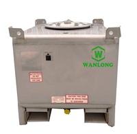Réservoirs de stockage de carburant IBC/Wanlong en acier inoxydable de qualité alimentaire SUS304 de 1000 L, écologiques, à vendre