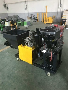 Máquina Multifuncional de Pulverización de Mortero a Diésel, Pulverizador de Pintura para Paredes Exteriores - Product Image 6