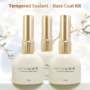 MIMAGPIE Hot Sale Base Coat Matte Top Coat Easy Soak Off UV Gel Polish Long Lasting Base and Top Coat Gel Nail Polish Wholesale - Product Image 2