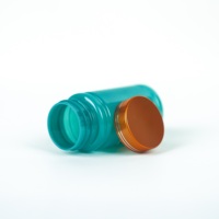 Vente en gros de haute qualité bouteilles de pilules en plastique de capsule de pilules de vitamines vides avec couvercle marron